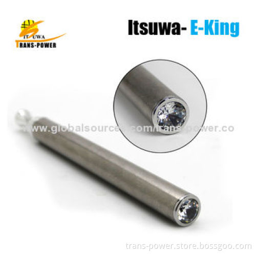 Hot selling disposable electronic cigarette, E-King with diamond cap in 500 puffs